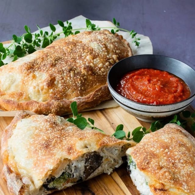 Chicken calzone.